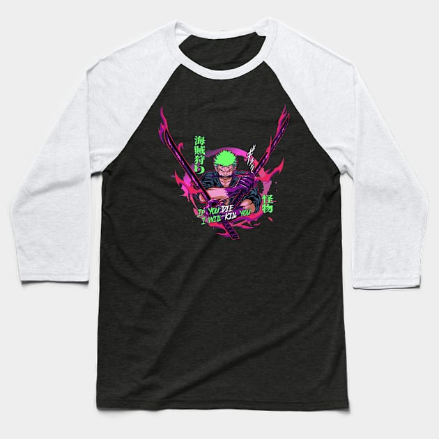 One Piece Baseball T-Shirt by rayfox